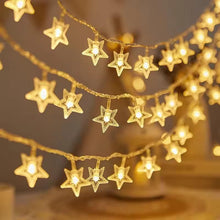 Load image into Gallery viewer, Serial String Star Lights for Decoration