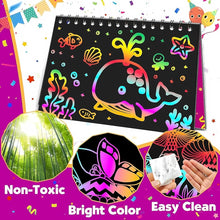 Load image into Gallery viewer, 🚀HOT DEAL ALERT! 🌈 Rainbow Scratch Art Set + Free Multi-Color Plastic Pen!🎨