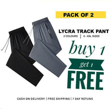 Load image into Gallery viewer, 🔥Buy1 Get 1 Free💥🤩PREMIUM MEN'S LYCRA PANTS(Black & Gray) 🔥
