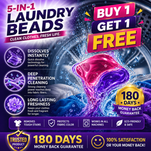 Load image into Gallery viewer, 🎁 BUY 1 GET 1 FREE 🔥🧺 5-in-1 Laundry Power Detergent Pods 🫧✨

