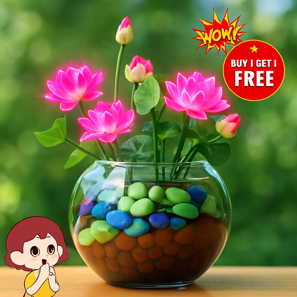 🔥 Bonsai Lotus Flower Seeds BUY 1 GET 1 FREE (40+40 Seeds) 🔥+🔥FREE GIFT INSIDE WITH EVERY PURCHASE🔥