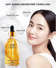 Load image into Gallery viewer, 👑 Gold Power! Ginseng Polypeptide Anti-Ageing Serum – (Youthful Skin Awaits)✨🍃
