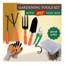 Load image into Gallery viewer, 6 in 1 Garden Tools with Box
