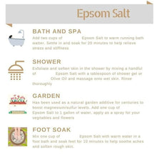 Load image into Gallery viewer, &quot;🔥 50% OFF 🌿 Pure Epsom Salt: Pain Relief, Relax &amp; Save Big! 💆‍♂️🛁&quot;
