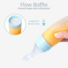 Load image into Gallery viewer, Premium Baby Food Squeeze Feeder Spoon
