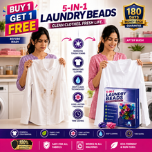 Load image into Gallery viewer, 🎁 BUY 1 GET 1 FREE 🔥🧺 5-in-1 Laundry Power Detergent Pods 🫧✨
