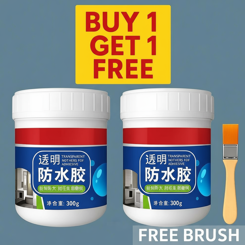 💧Buy 1 Get 1 FREE – Japanese Strong Transparent Waterproof Glue + Free Brush!🔥